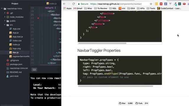 Reactstrap - 03 - Props and Customizing смотреть онлайн