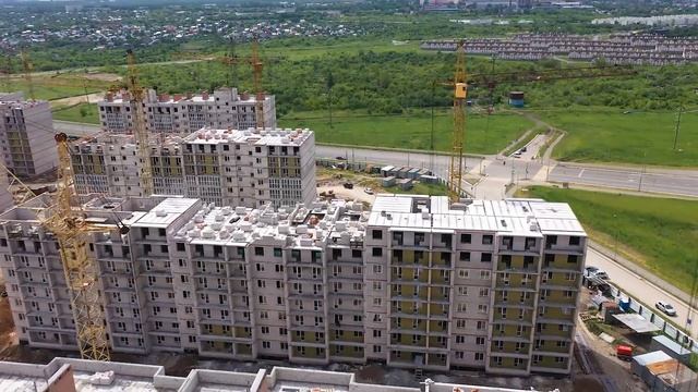 Ход строительства ЖК Видный 2 июнь 2022 года.