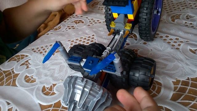 Обзор самоделки Лего ниндзяго. Буровая машина Коула смотреть онлайн