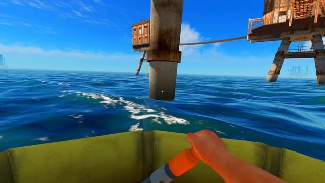 ИЗУЧАЕМ ГИГАНТСКИЕ МОРСКИЕ КРЕПОСТИ ПОСРЕДИ ОКЕАНА С РЕДКИМИ ВЕЩАМИ В STRANDED DEEP смотреть онлайн