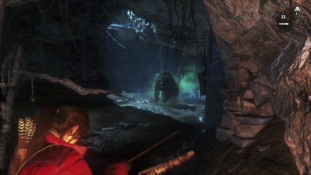 Rise of the Tomb Raider - Easy way to defeat the bear смотреть онлайн