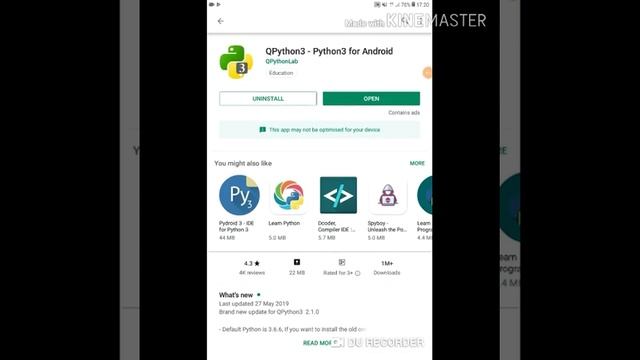 How to run python on android// phone pe programming kaise kare смотреть онлайн