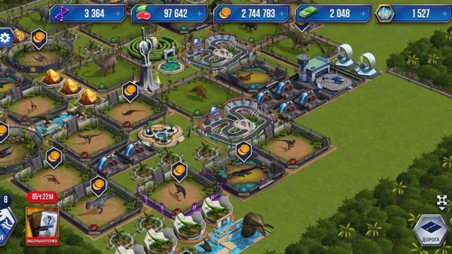 НОВОГОДНЯЯ БЛЮ - Jurassic World The Game