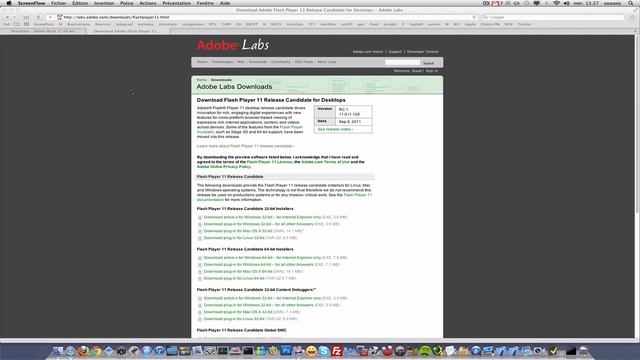 Adobe flash 11 64 bits mac os x смотреть онлайн