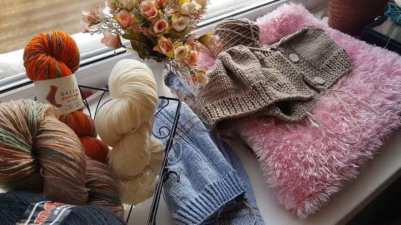 ВЯЗАЛЬНЫЙ ВЛОГ ОДНОГО ДНЯ | Моя первая дундага, роспуск кардигана смотреть онлайн