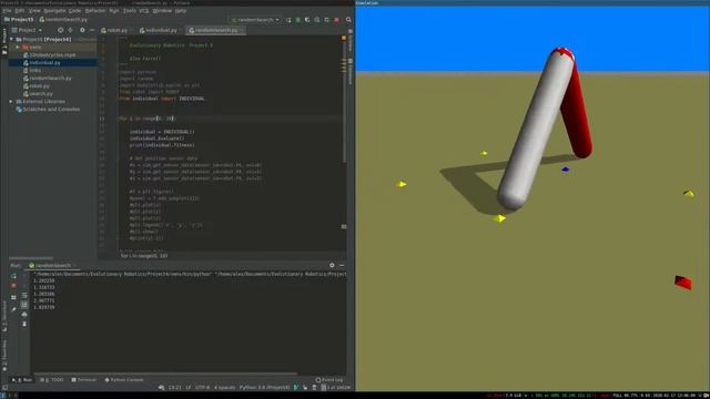Evolutionary Robotics Project 5- randomSearch submission Alex Farrell смотреть онлайн