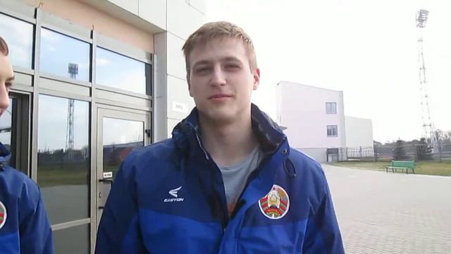 Пожелания игроков Национальной сборной Беларуси по хоккею U-18 Евгения и Андрея смотреть онлайн