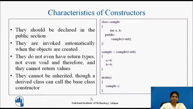 Parameterized Constructor смотреть онлайн