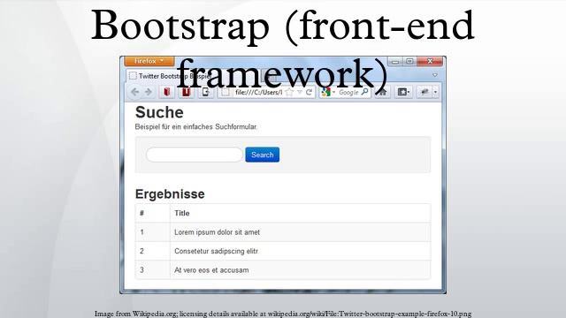 Bootstrap (front-end framework) смотреть онлайн