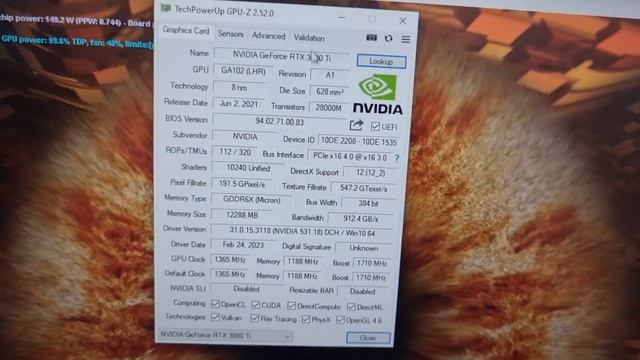 Тест Galax 3080Ti EX Gamer смотреть онлайн