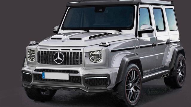 Очень злая морда для нового G63 AMG - накладка на решетку и реснички на фары для нового Гелендваген смотреть онлайн