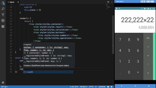 React Native Tutorial 11: Creating a Calculator - Part 1 смотреть онлайн