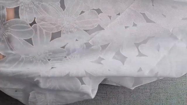 Тюль Деворе Цветы смотреть онлайн