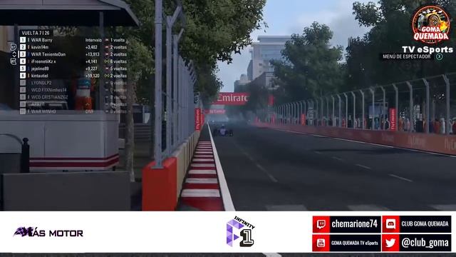 F1 INFINITY - BAKU - 1 ROUND - CLUB GOMA QUEMADA смотреть онлайн