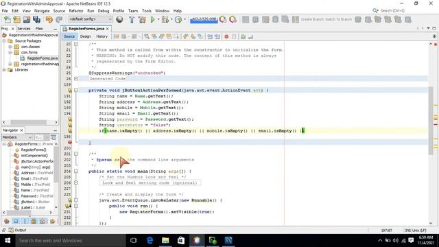 Login and registration system with admin approval feature | Java Swing | NetBeans | Part 1 смотреть онлайн