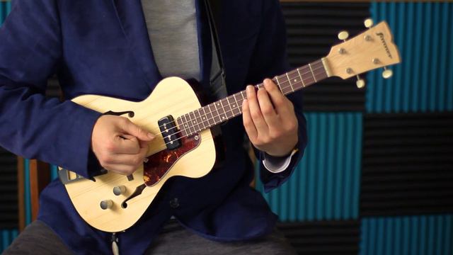 Fanner Guitar Works | Jazzy Tenor Electric Ukulele (Demo) смотреть онлайн