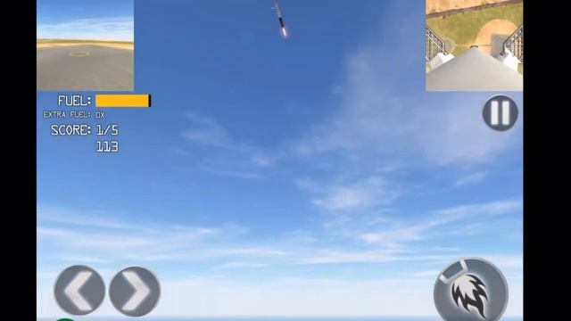 First Stage Landing For SpaceX simulator!(a game actually) смотреть онлайн