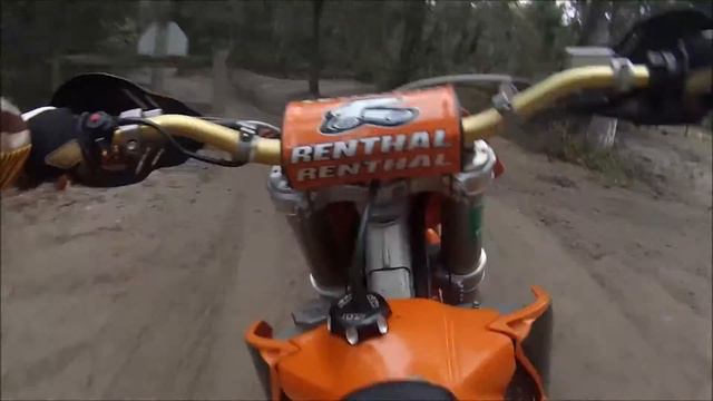 GoPro 2005 ktm 450 sx crash at croom on a cold rainy day hero 3 смотреть онлайн