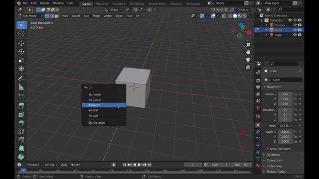Merge Vertices In Blender! смотреть онлайн