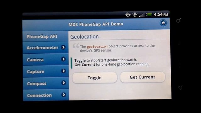 PhoneGap API Demo with jQuery Mobile смотреть онлайн