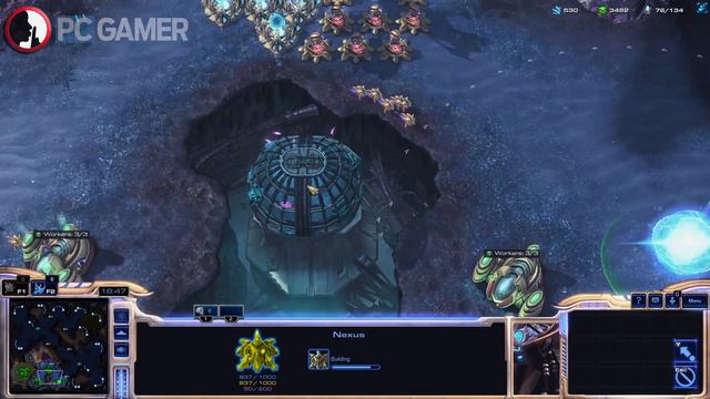 Starcraft / Map 2000 Atmospheres LE / Protos vs Zerg Elite 70 / Gameplay / No Speaking смотреть онлайн