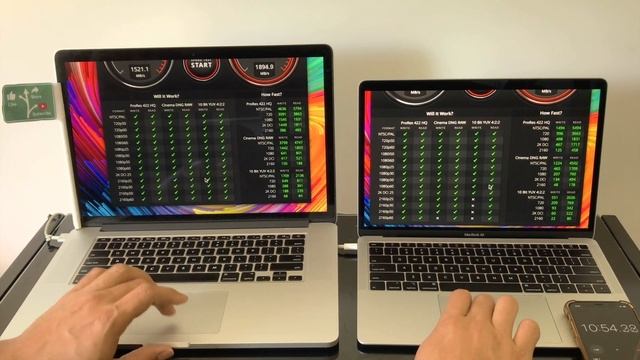 2018 Macbook Air 13" i5 vs 2015 Macbook Pro 15" i7 performance Comparison смотреть онлайн
