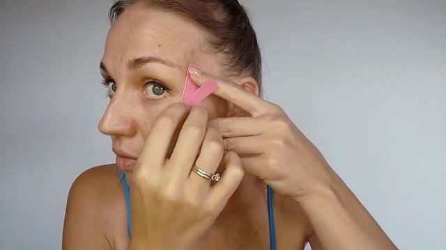 Тейпируем мимические морщинки вокруг глаз смотреть онлайн