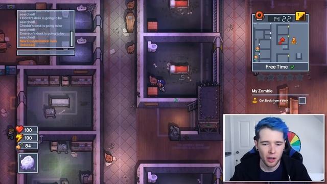 ESCAPING THE ZOMBIE PRISON..!! (The Escapists 2 Wicked Ward #2) смотреть онлайн