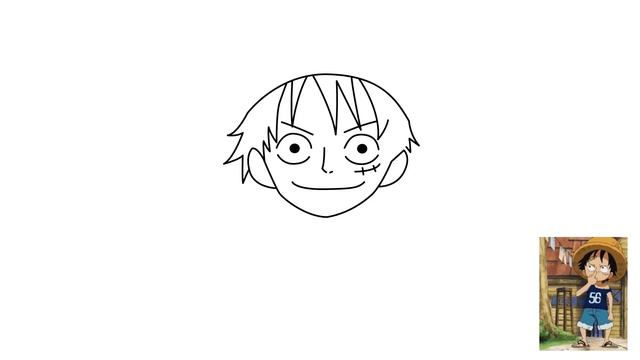 How To Draw Monkey D. Luffy | One Piece - Easy Step By Step Tutorial смотреть онлайн
