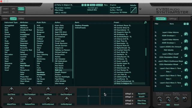 KV331 Audio Synthmaster Version 2.7 - New Sounds смотреть онлайн