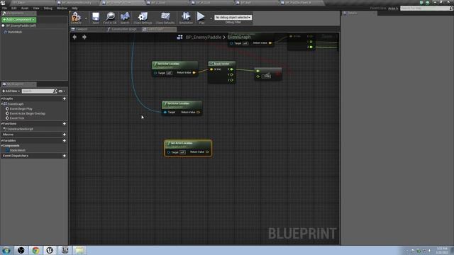 How to Make Pong in UE4 | Part 8 | Enemy Paddle AI + Collision смотреть онлайн