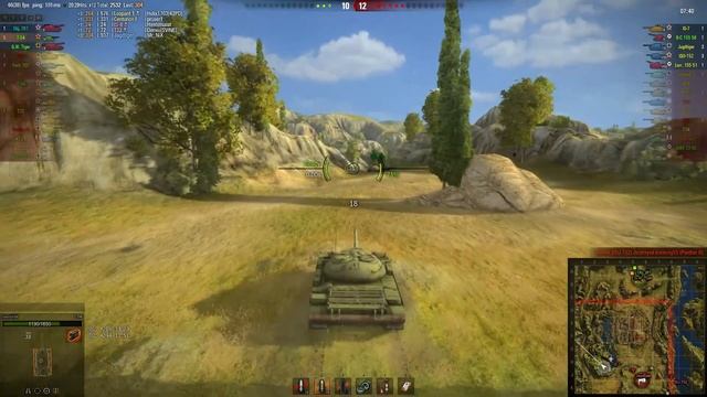 WoT Replay - Pool's Medal #3 - T-54 смотреть онлайн