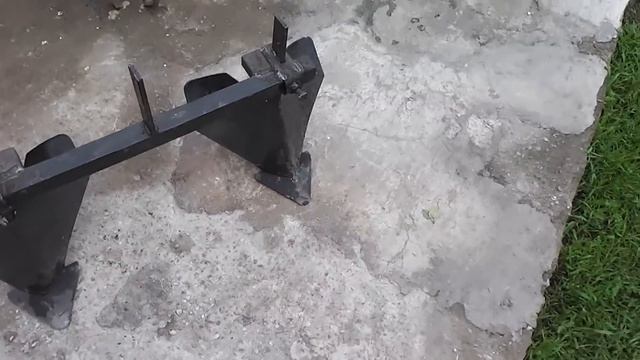 Окучивание картофеля мотоблоком ДВОЙНЫМ окучником смотреть онлайн