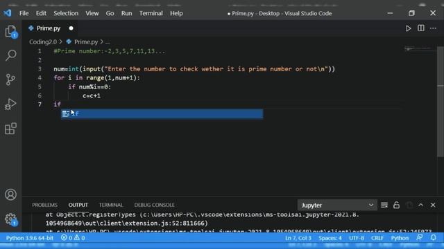 Prime number in Python.Checking prime number in python is so easy смотреть онлайн