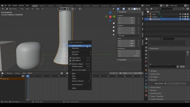 CREATE SMOOTH EDGES WITH THE BEVEL TOOL - BLENDER BEGINNER TUTORIAL смотреть онлайн
