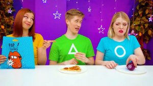 Геометрический Челлендж с Едой | Смешные Челленджи с Едой с Trend DO Challenge