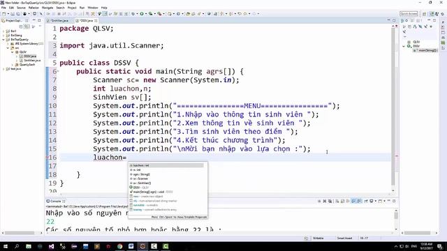 Bài 3. Nhập , Xuất , Tìm kiếm trong Danh Sách Sinh Viên смотреть онлайн