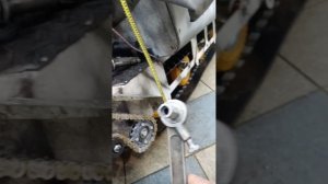 простой вариант заднего хода на мотосабаку