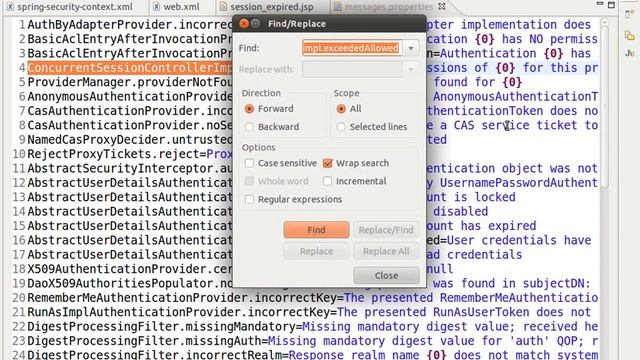 06.06.02. Spring Framework - Security - Concurrent session error message смотреть онлайн