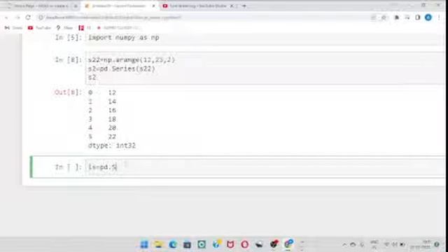 Python Pandas Series Object Class 12 | Series Explaination смотреть онлайн