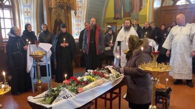☦️2.02.23 Отпевание насельницы Никольского монастыря уб. схимонахини САВВЫ в Касперовском монастыр смотреть онлайн