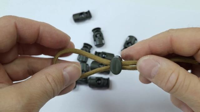 Усиленный фиксатор для шнура, цилиндр, хаки, 10шт. смотреть онлайн