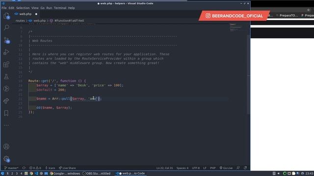 Laravel Helpers [de A a Z] - Arrays e Objetos #001 смотреть онлайн