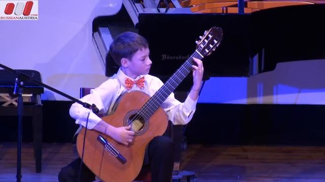 Tango (Gitarre). Artem Konowalow. M.A.Balakirew Kindermusikschule Sarow. Russland смотреть онлайн