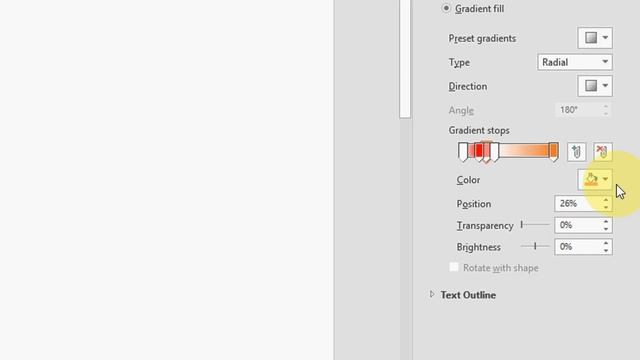How to Give Gradient Rainbow  Coloring to Text in MS Word