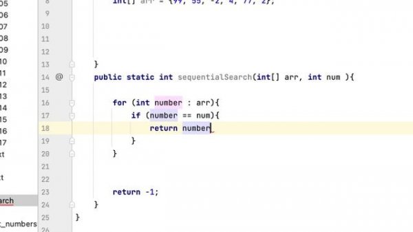 How to use Sequential Search in Java
