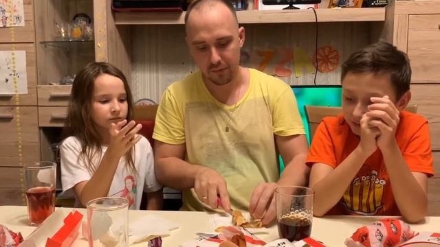 KFC семейный тест всего меню еды!