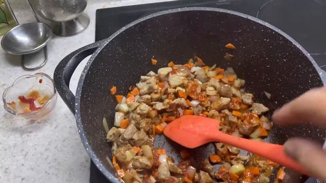 Манпар - густой, наваристый суп с тестом. Мой вариант приготовления. Ела бы каждый день! смотреть онлайн