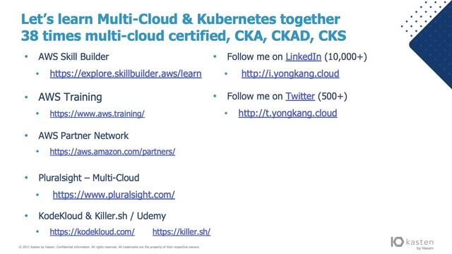 EKS Workshop - Kasten on AWS Workshop by Yongkang and Desmond Feb 2022 | Kubernetes Workshop смотреть онлайн