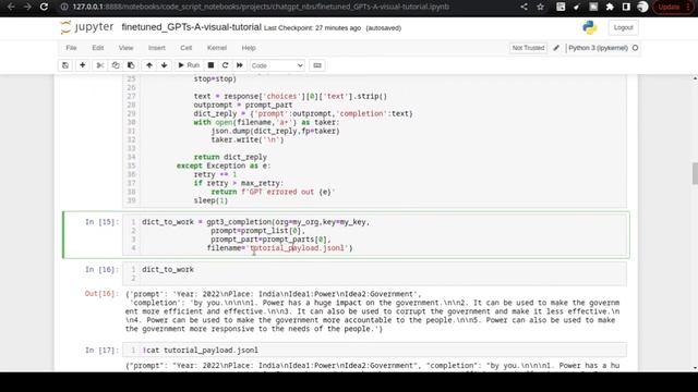 Prompt Engineering with Python and Pandas : Customizing GPT models with Feedback loop смотреть онлайн